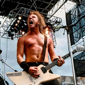 This is the Avatar Image for the 1988 James Hetfield (AJFA Era) AI Voice and Text to Speech Generator